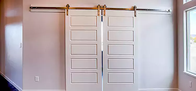 Glass Barn Door with Installation Hardware Kit Laplace