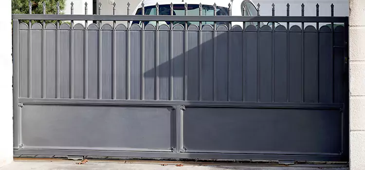 Metal Driveway Gate Installation Laplace